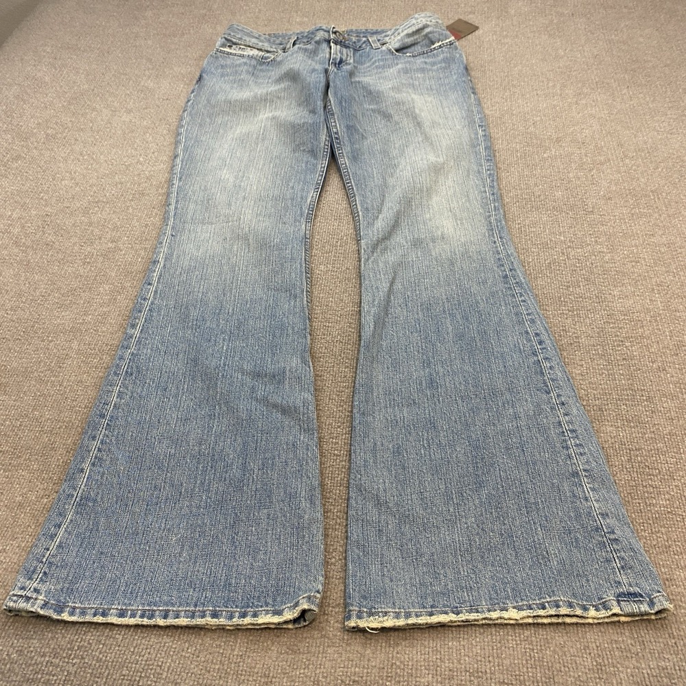 BKE Bootcut Jeans Womens 32 X Long Flare Wide Leg Boho Star 1967 Western NWT